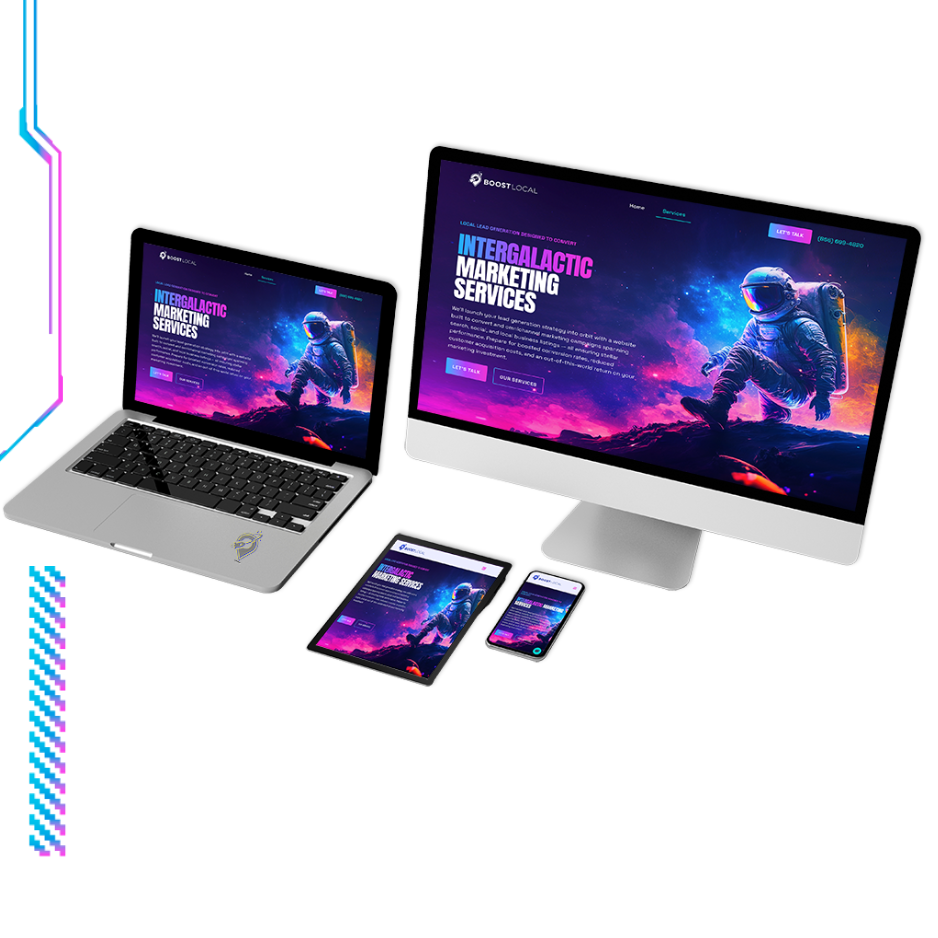 Example small business website design 1
