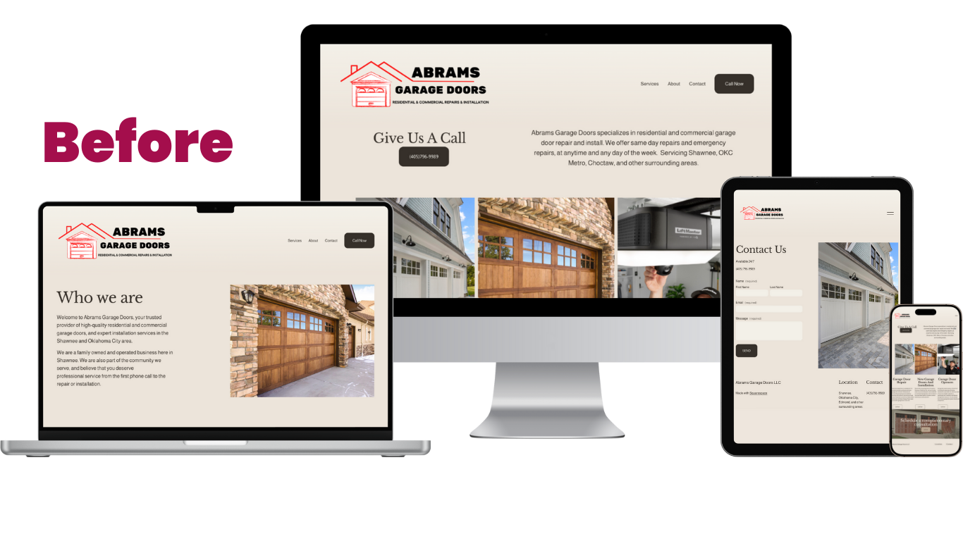 Abrams Garage Doors work sample