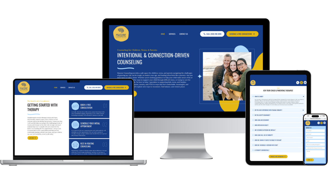 masone counseling - web design