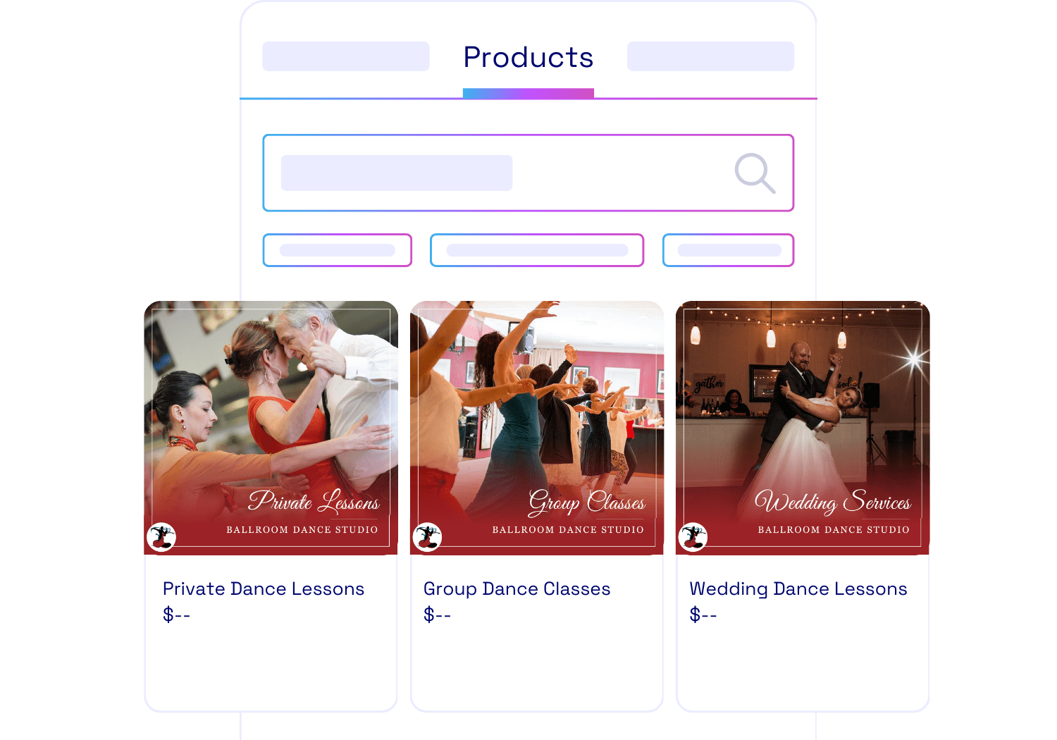 Social Graces Ballroom Dance Studio work sample