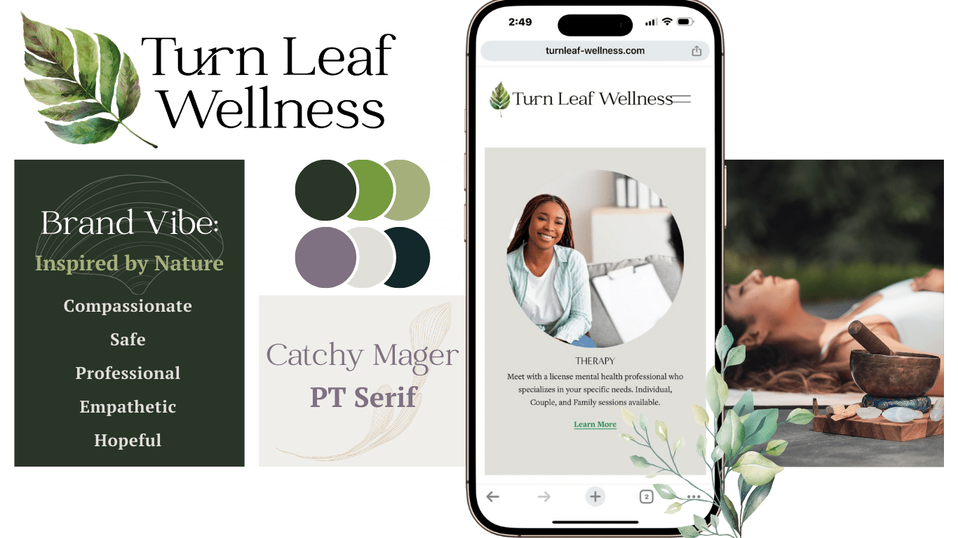 Turn Leaf Wellness work sample