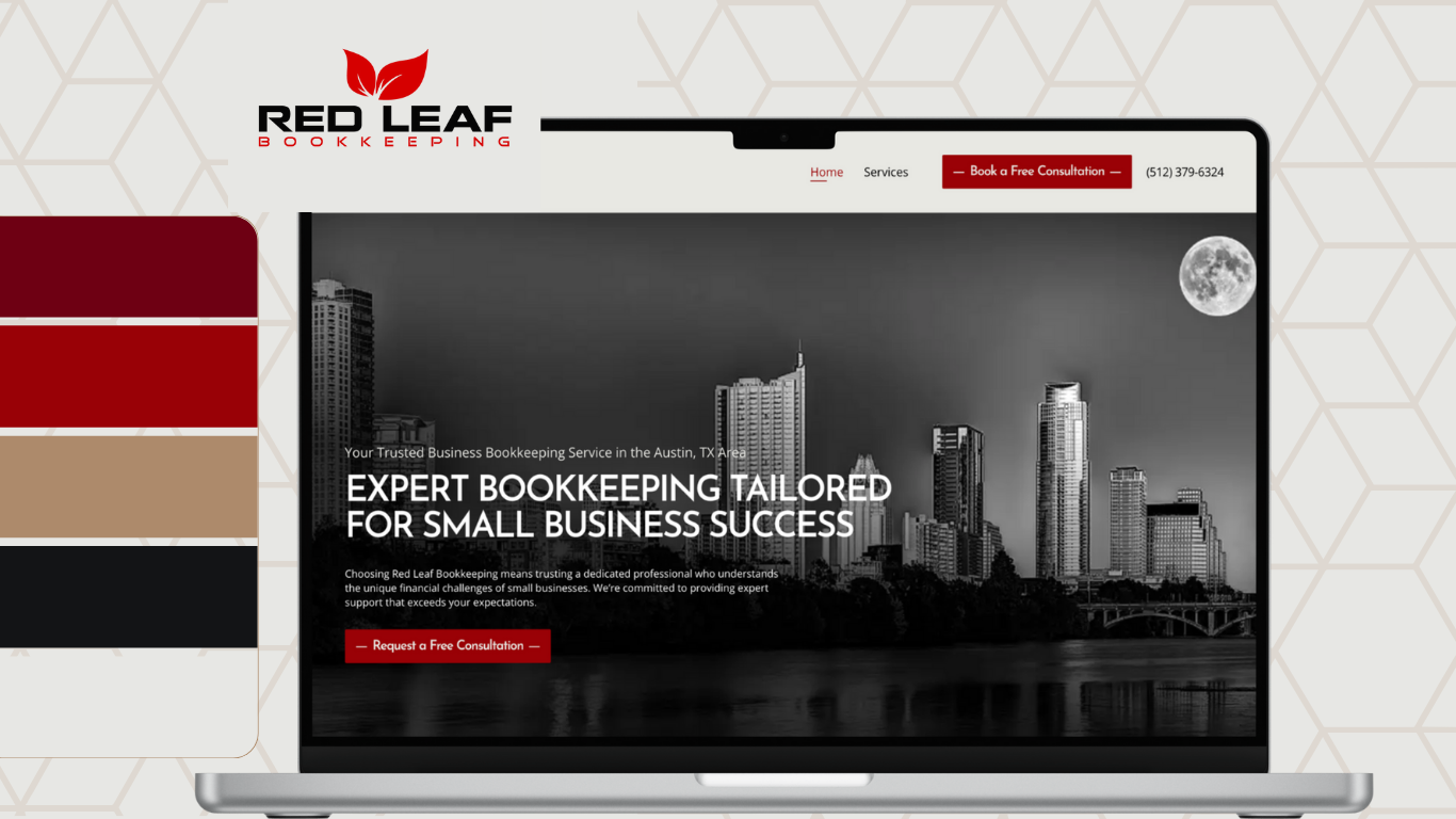Red Leaf Bookkeeping work sample