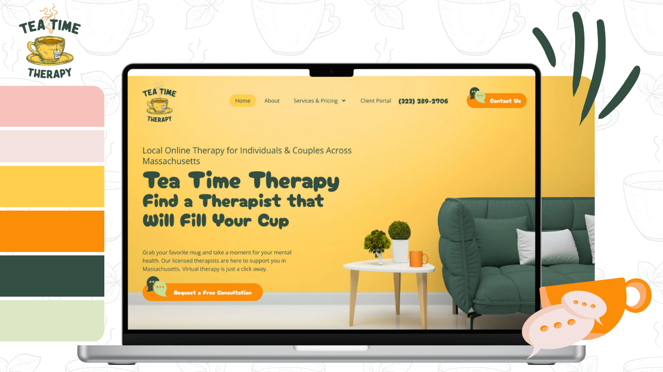 tea time therapy brand kit