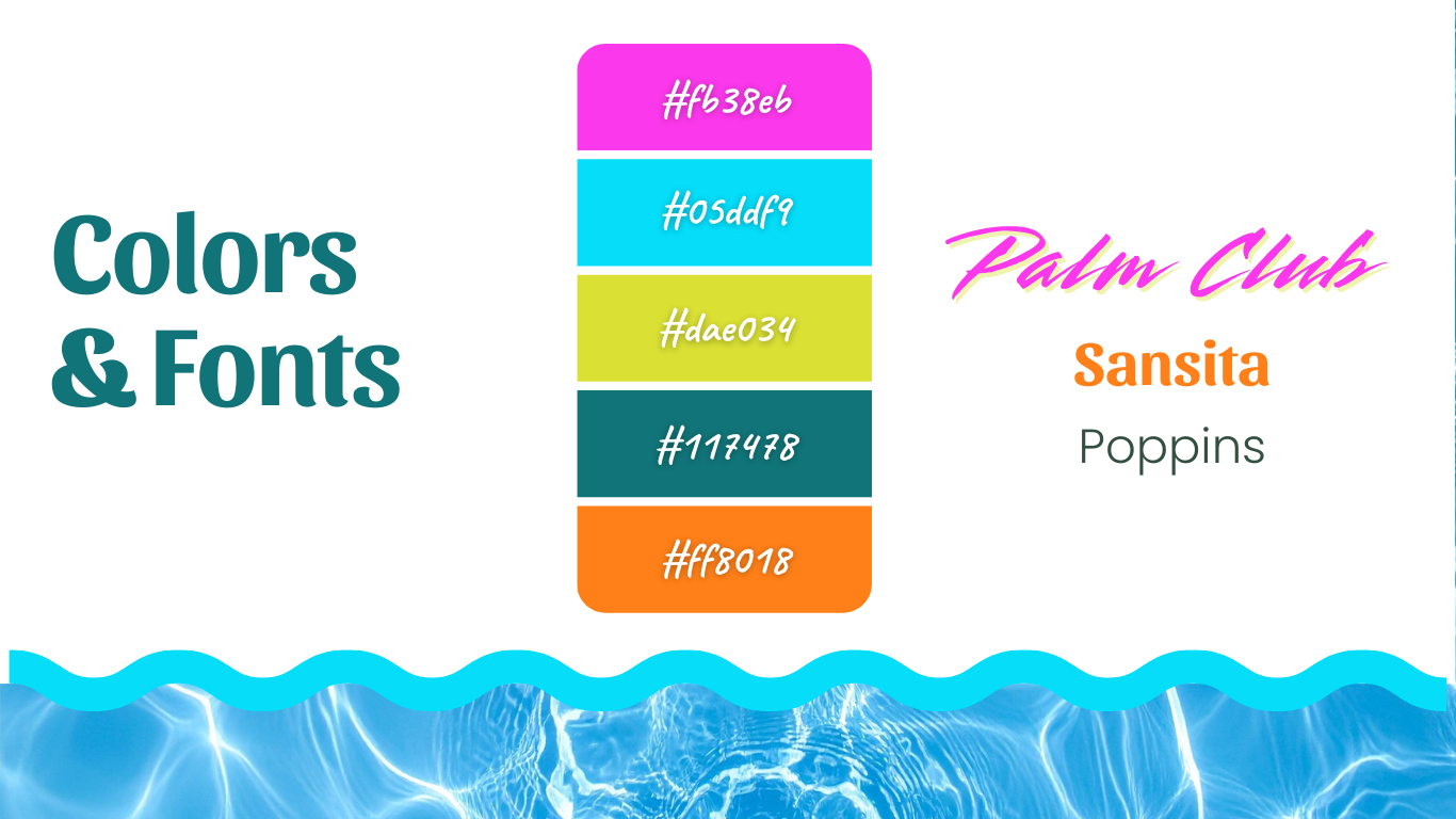 bahama mama pool service - branding
