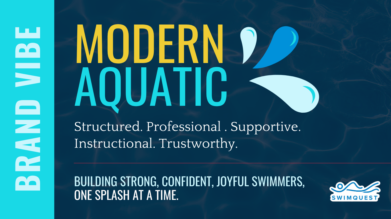 swimquests swim school - marketing case study - swim school branding
