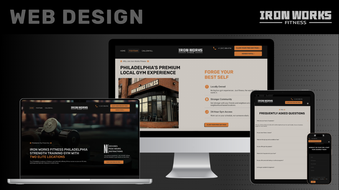 iron works fitness - marketing case study - fitness branding