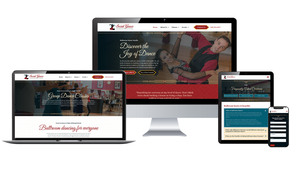 Social Graces Ballroom Dance Studio - marketing case study