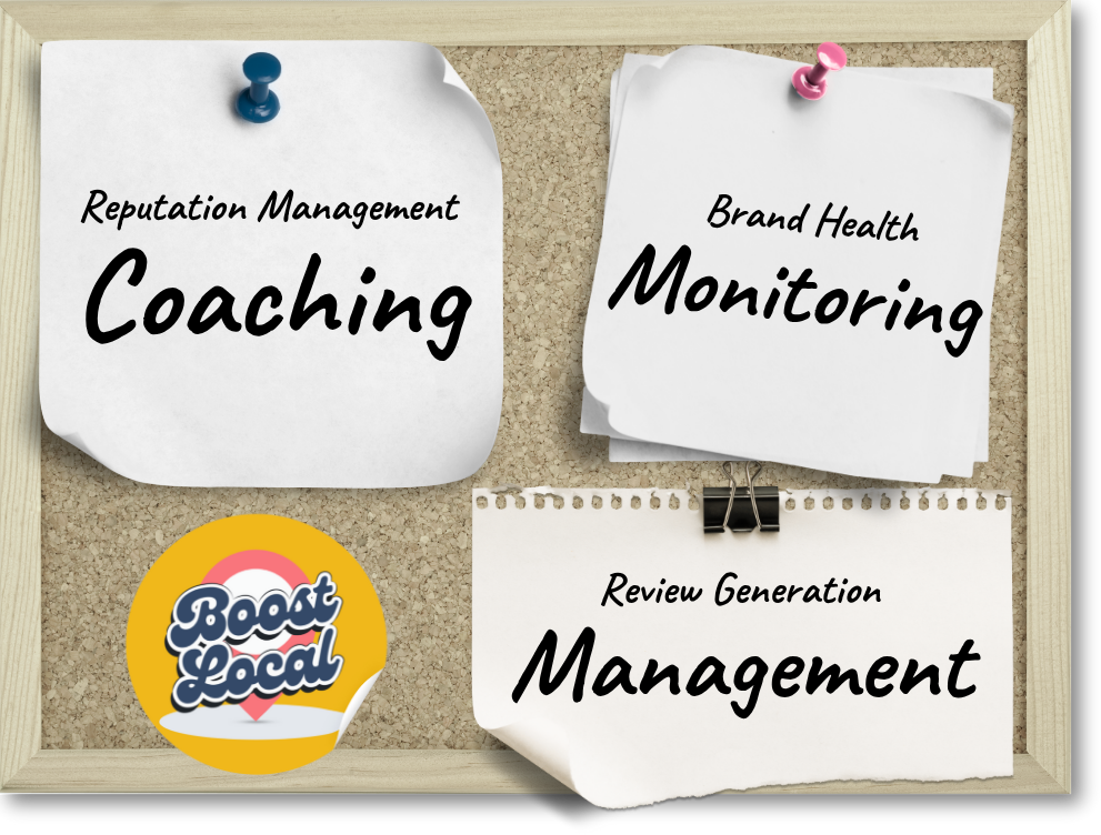 Reputation management trifecta graphic